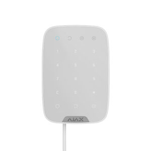 Tastatura cu touch cablata AJAX Keypad Fibra WH, 15 taste, silent alarm, 2000 m, 4 fire Tastatura cu touch cablata AJAX Keypad Fibra WH, 15 taste, silent alarm, 2000 m, 4 fire