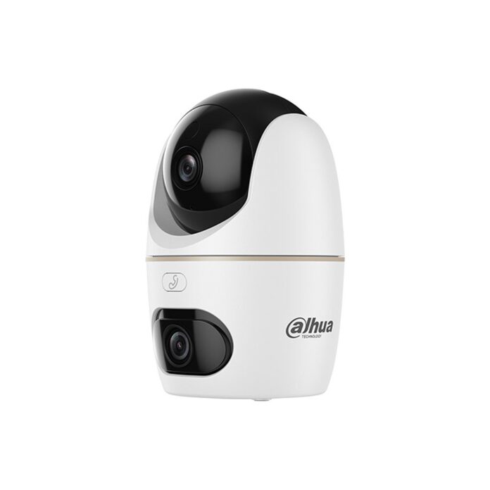 Camera supraveghere WiFi interior Dahua H3D‑3F, Dual‑Lens 3 + 3MP, Pan/Tilt 360, WiFi 6 Dual‑Band, Smart Dual Light, Detectie AI persoane si animale, Auto Tracking, Alarma sonora si luminoasa, Microfon si difuzor, H.265, Slot microSD Camera supraveghere WiFi interior Dahua H3D‑3F, Dual‑Lens 3 + 3MP, Pan/Tilt 360, WiFi 6 Dual‑Band, Smart Dual Light, Detectie AI persoane si animale, Auto Tracking, Alarma sonora si luminoasa, Microfon si difuzor, H.265, Slot microSD