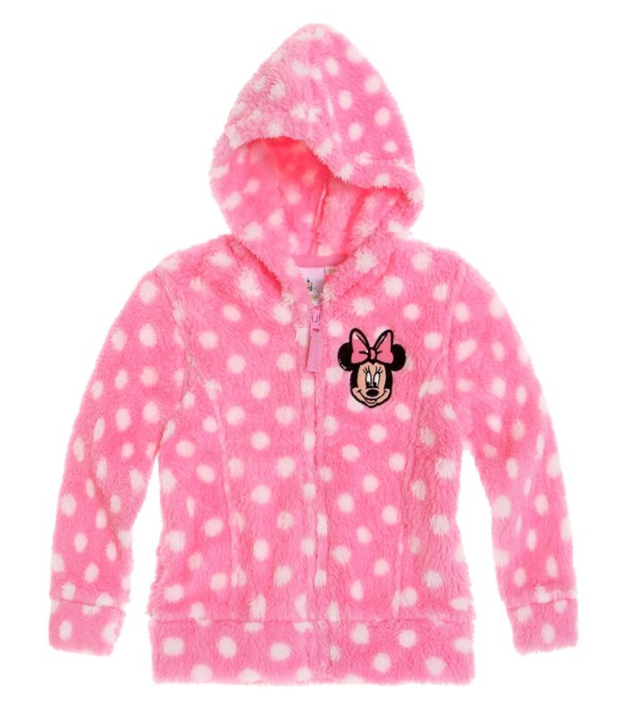 Hanorac plusat roz Minnie Mouse