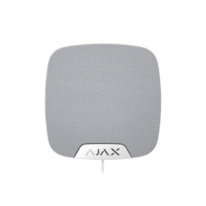 Sirena de interior AJAX HomeSiren Fibra WH, 105 dB Sirena de interior AJAX HomeSiren Fibra WH, 105 dB