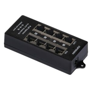 Injector PoE cu 4 porturi N9209, mufa DC, 57V, pasiv Injector PoE cu 4 porturi N9209, mufa DC, 57V, pasiv