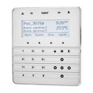 Tastatura LCD cu touch Satel INT-KSG-SSW, 3 butoane functionale, buzzer, functie MACRO Tastatura LCD cu touch Satel INT-KSG-SSW, 3 butoane functionale, buzzer, functie MACRO