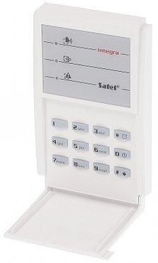 Tastatura LED Satel Integra INT-SZ-BL, iluminare albastra