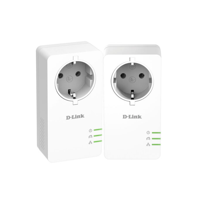 Kit adaptor powerline D-Link DHP-P601AV, 1 port, 1000 Mbps, priza AC, plug and play Kit adaptor powerline D-Link DHP-P601AV, 1 port, 1000 Mbps, priza AC, plug and play