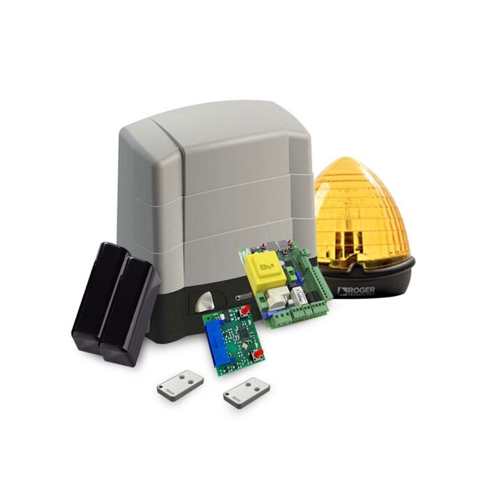 Kit automatizare poarta culisanta Roger Technology G30/2204, 2200 Kg, 1700 N, 230V AC Kit automatizare poarta culisanta Roger Technology G30/2204, 2200 Kg, 1700 N, 230V AC