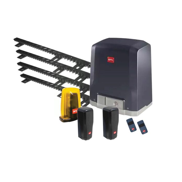 Kit automatizare porti culisante BFT DEIMOS-A400-BT-4XCREMALIERE, 400 Kg, 24 V, limitator electromecanic Kit automatizare porti culisante BFT DEIMOS-A400-BT-4XCREMALIERE, 400 Kg, 24 V, limitator electromecanic