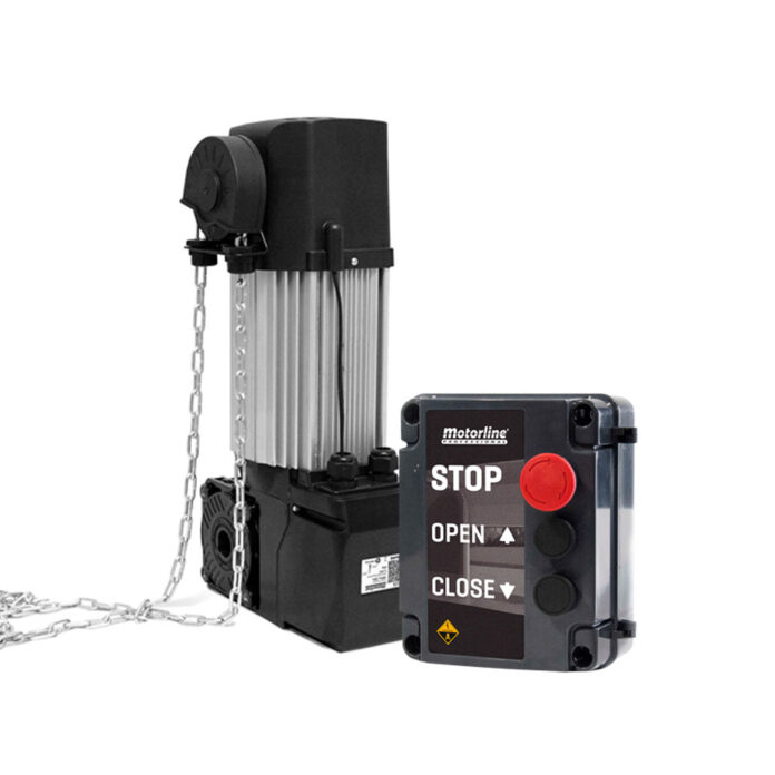 Kit automatizare usi sectionale industriale Motorline KVM115, 50 m2, 800 W, 400V AC Kit automatizare usi sectionale industriale Motorline KVM115, 50 m2, 800 W, 400V AC