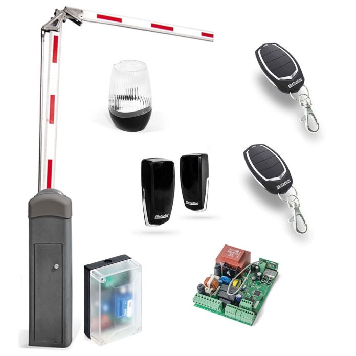 Kit bariera completa acces auto Motorline KBA5, 5 m, 230 Vac, IP 55 Kit bariera completa acces auto Motorline KBA5, 5 m, 230 Vac, IP 55