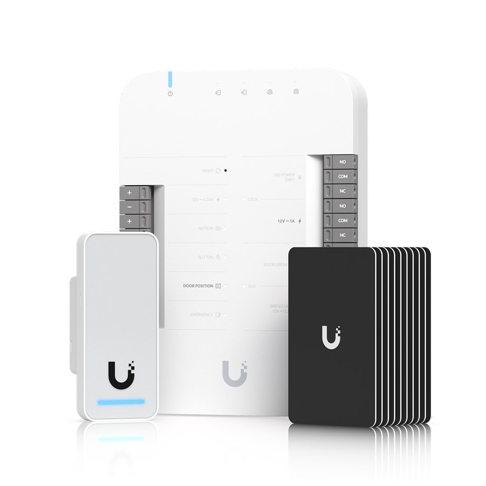 Kit control acces Ubiquiti UniFi Starter G2 UA-G2-SK, NFC, MIFARE, 13.56MHz, PoE++ Kit control acces Ubiquiti UniFi Starter G2 UA-G2-SK, NFC, MIFARE, 13.56MHz, PoE++