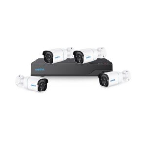 Sistem supraveghere exterior IP basic Reolink KIT-RLK-4EXTIP-8MP-30M-P-M, 4 camere, 4K, IR 30 m, 4 mm, microfon, slot card SD, PoE, HDD 2 TB Sistem supraveghere exterior IP basic Reolink KIT-RLK-4EXTIP-8MP-30M-P-M, 4 camere, 4K, IR 30 m, 4 mm, microfon, slot card SD, PoE, HDD 2 TB