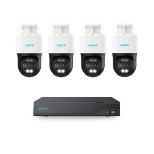 Sistem supraveghere exterior IP Speed Dome PTZ basic Reolink KIT-RLK-4INTIP-8MP-15M-P-M, 4 camere, 8MP, 2.8 + 8 mm, LED/IR 15 m, dual band, slot card, microfon si difuzor, PoE, HDD 2 TB Sistem supraveghere exterior IP Speed Dome PTZ basic Reolink KIT-RLK-4INTIP-8MP-15M-P-M, 4 camere, 8MP, 2.8 + 8 mm, LED/IR 15 m, dual band, slot card, microfon si difuzor, PoE, HDD 2 TB