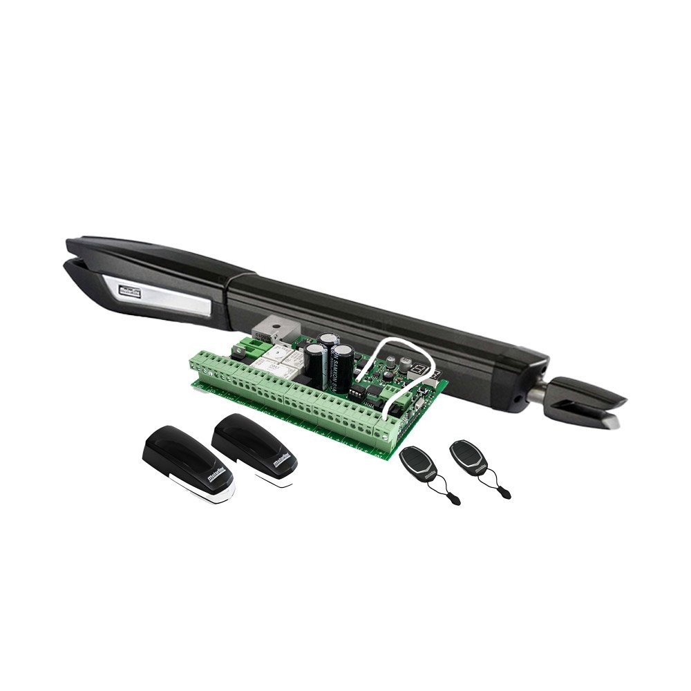 Kit automatizare poarta batanta Motorline KIT JAG 400-24V-1BR-L 3 m/canat, 400 kg, 24 V, stanga Kit automatizare poarta batanta Motorline KIT JAG 400-24V-1BR-L 3 m/canat, 400 kg, 24 V, stanga