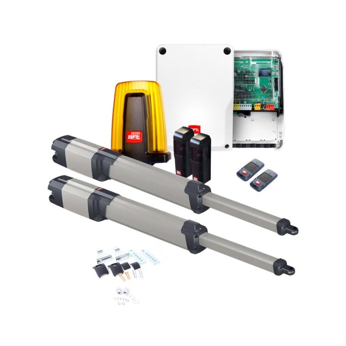 Kit automatizare poarta batanta BFT Kustos Ultra BT B25, 400 Kg/canat, 2.5 m/canat, 24V, 180 W Kit automatizare poarta batanta BFT Kustos Ultra BT B25, 400 Kg/canat, 2.5 m/canat, 24V, 180 W