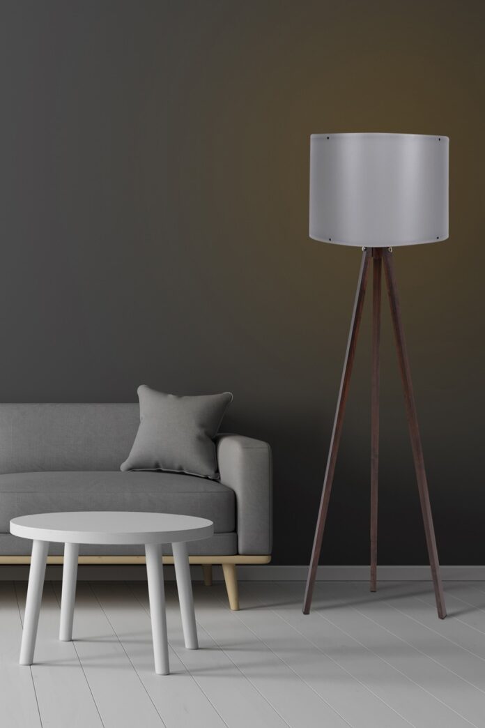 Lampadar 103 Gri 25x38x145 cm Lampadar 103 Gri 25x38x145 cm