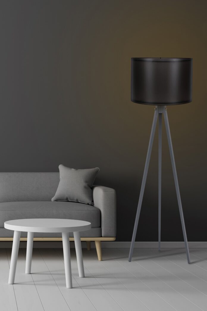 Lampadar 112 Negru 25x38x145 cm Lampadar 112 Negru 25x38x145 cm
