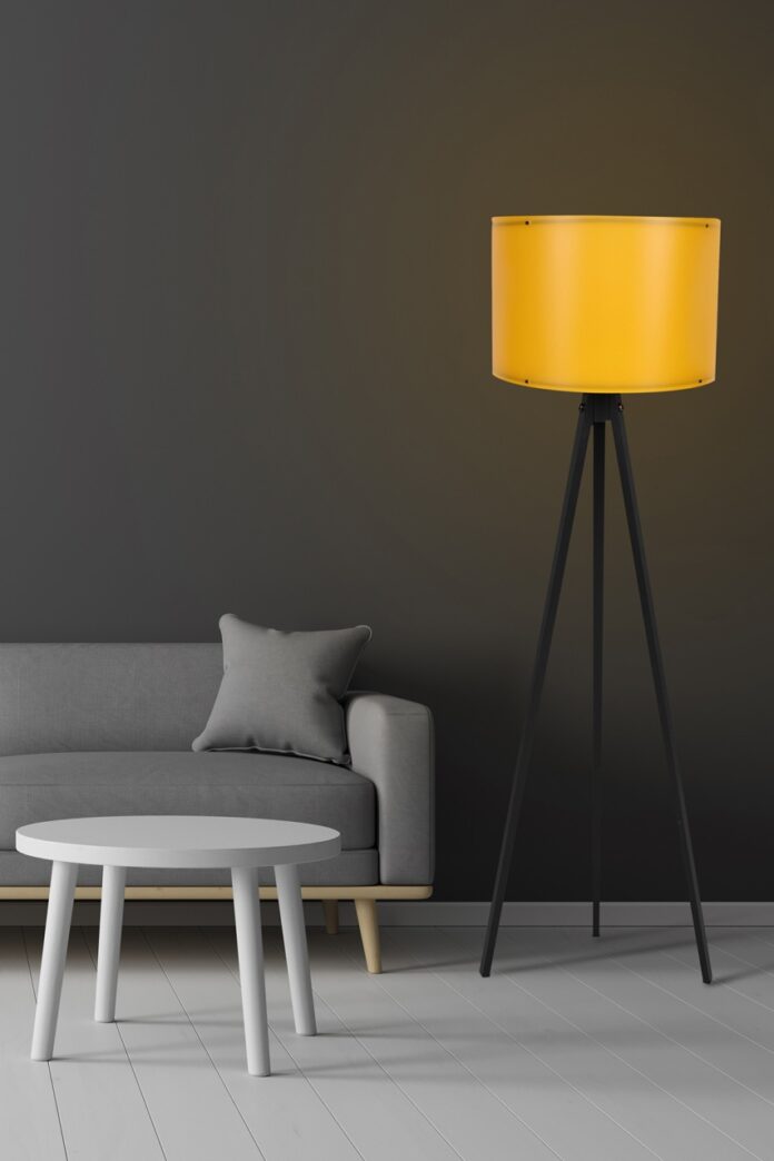 Lampadar 114 Galben 25x38x145 cm Lampadar 114 Galben 25x38x145 cm