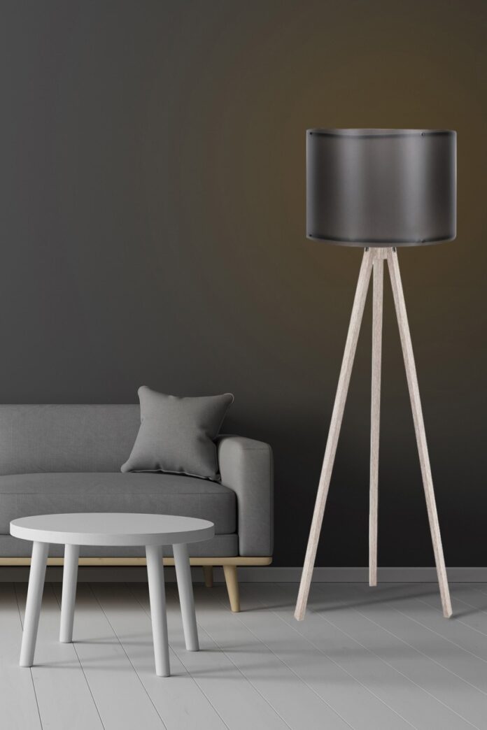 Lampadar 119 Negru 25x38x145 cm Lampadar 119 Negru 25x38x145 cm