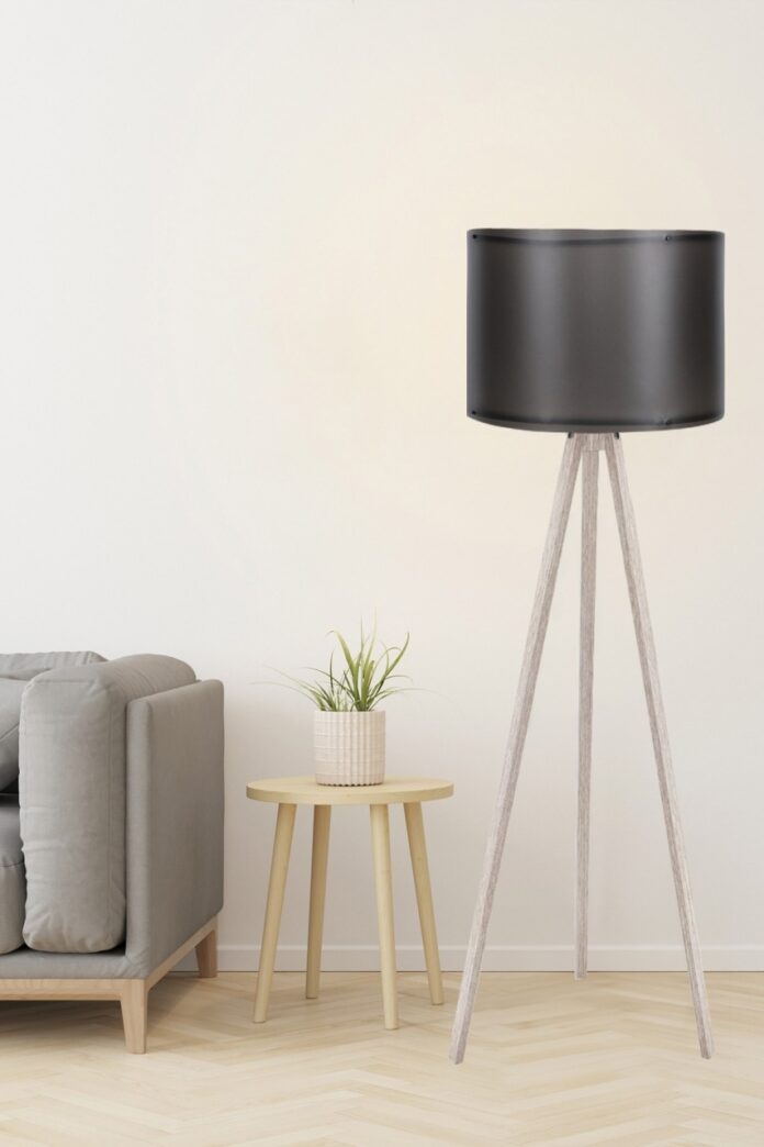 Lampadar 119 Negru 25x38x145 cm Lampadar 119 Negru 25x38x145 cm