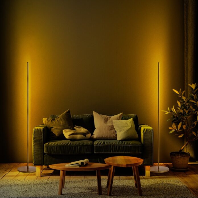 Lampadar Only Auriu 30x30x153 cm Lampadar Only Auriu 30x30x153 cm