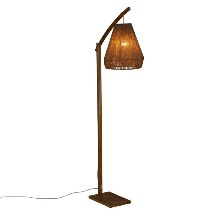 Lampadar Sean E27 60W bambus bej 52x30x158cm Lampadar Sean E27 60W bambus bej 52x30x158cm