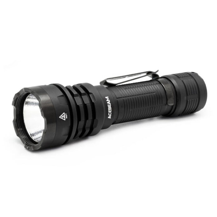 Lanterna tactica reincarcabila Acebeam P17, 4900 lumeni, 445 m, negru Lanterna tactica reincarcabila Acebeam P17, 4900 lumeni, 445 m, negru