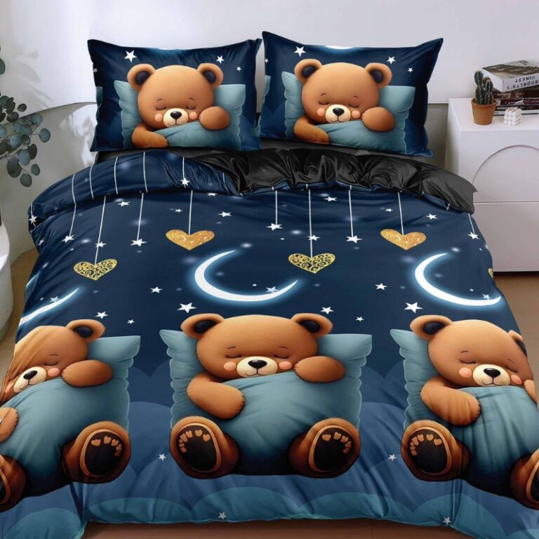 Lenjerie Bumbac Satinat 4 Piese Cubique