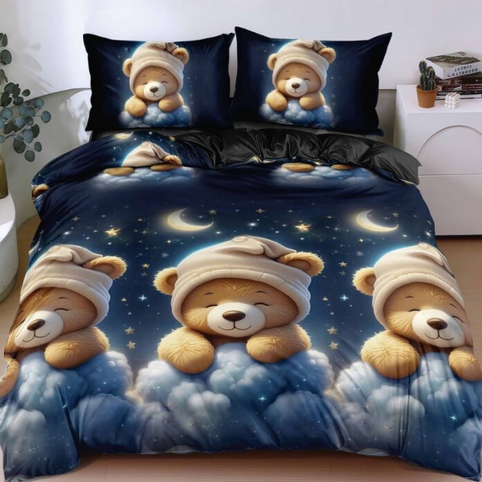 Lenjerie Bumbac Satinat 4 Piese Lunaris Lenjerie Bumbac Satinat 4 Piese Lunaris