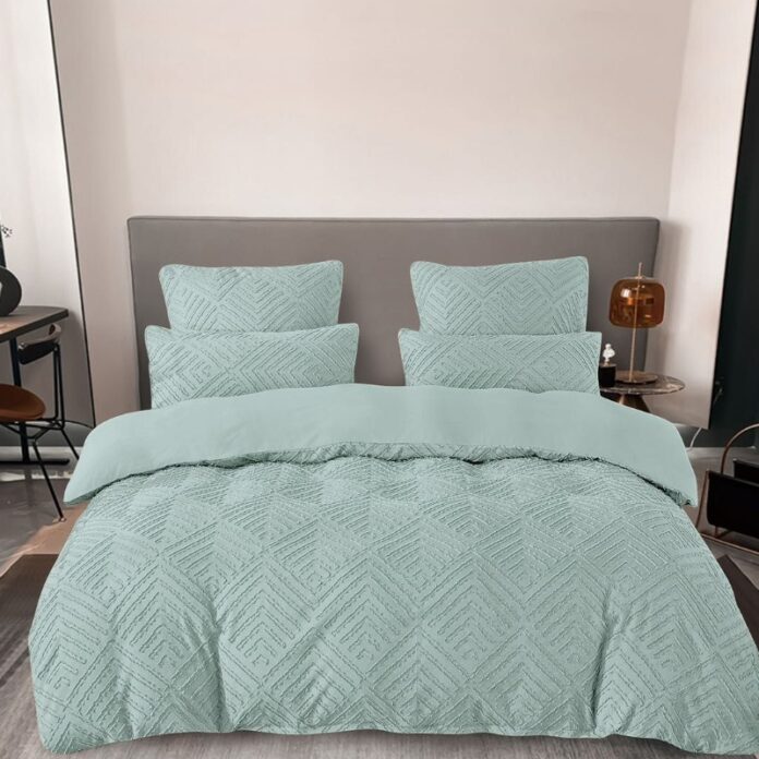Lenjerie cu Broderie si Insertii Romb Lines Aqua 6 Piese (Finet) Lenjerie cu Broderie si Insertii Romb Lines Aqua 6 Piese (Finet)