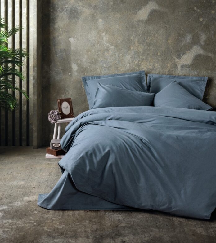 Lenjerie de pat 1 Persoana Model Plain Anthracite Lenjerie de pat 1 Persoana Model Plain Anthracite