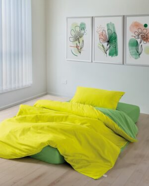 lenjerie-de-pat-1-persoana-model-sage-yellow-green275286