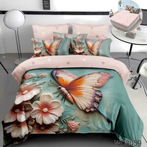 lenjerie-de-pat-finet-5d-digital-print-cu-elastic-E28093-4-piese-peach419490