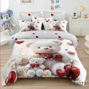 lenjerie-de-pat-finet-5d-digital-print-cu-elastic-E28093-4-piese-teddy-love419391