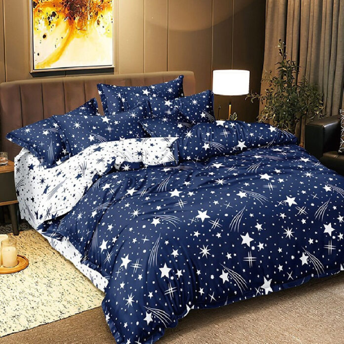 Lenjerie Star Comet Blue (Bumbac Satinat) Lenjerie Star Comet Blue (Bumbac Satinat)