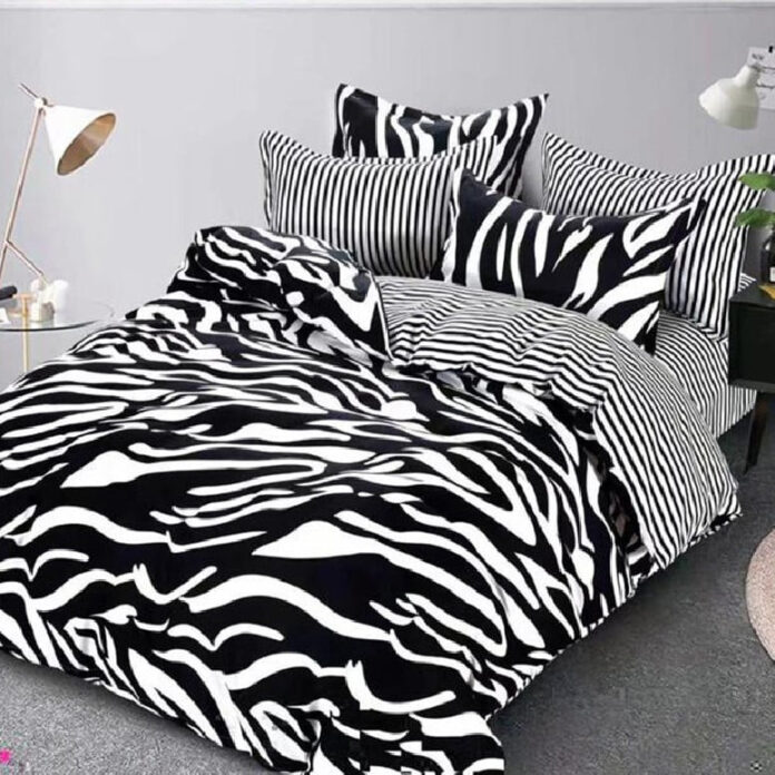 Lenjerie Zebra 6 Piese (Finet) Lenjerie Zebra 6 Piese (Finet)