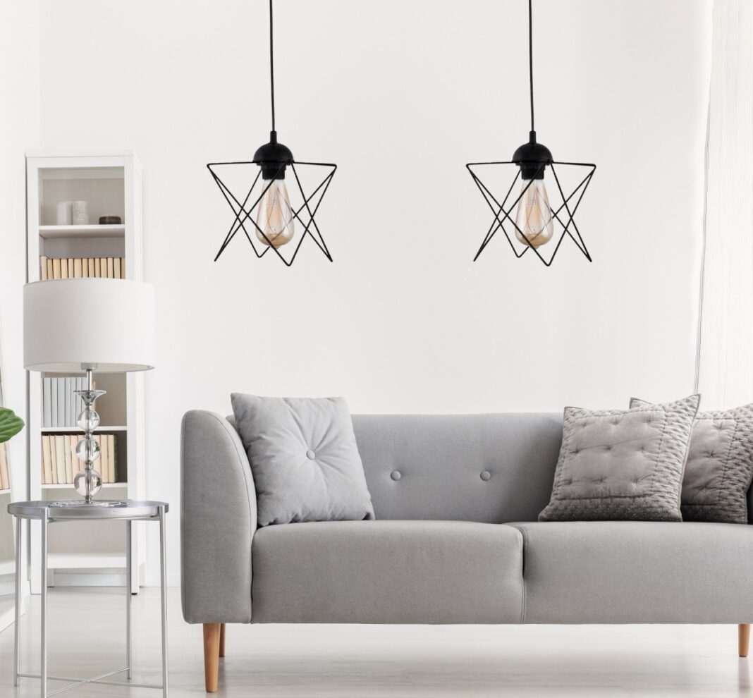 Lustra 205 Negru 18x21x60 cm Lustra 205 Negru 18x21x60 cm