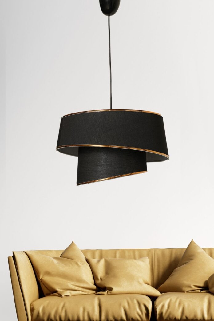 Lustra Barette Auriu 32x32x70 cm Lustra Barette Auriu 32x32x70 cm