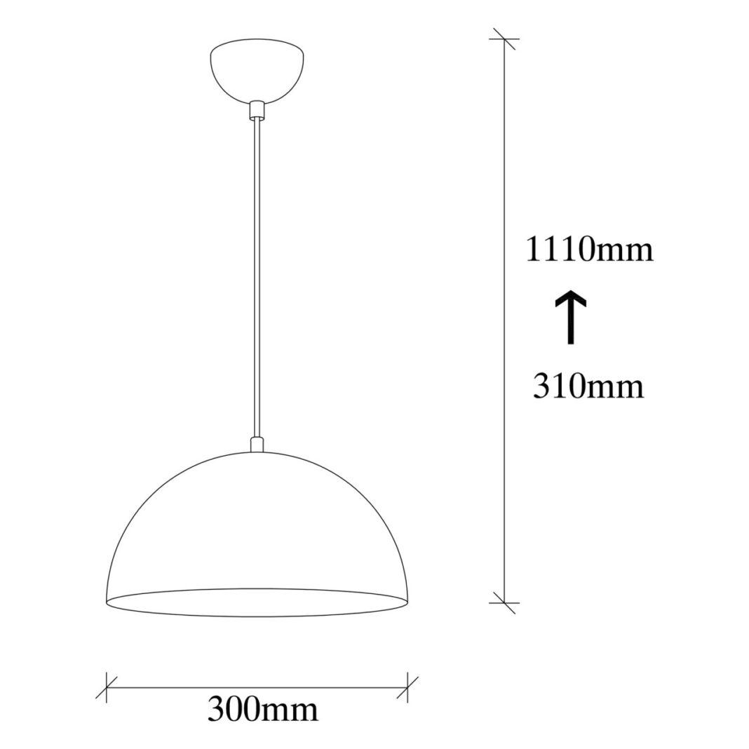 Lustra Berceste Alb 30x30x111 cm