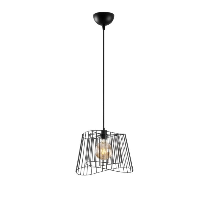 Lustra Byisoo Negru 40x40x126 cm
