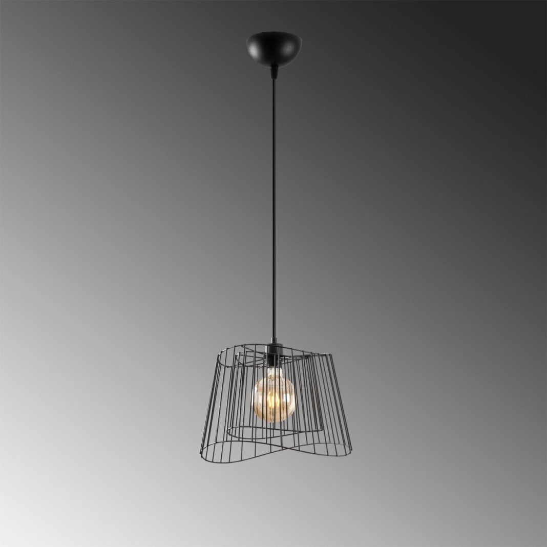 Lustra Byisoo Negru 40x40x126 cm Lustra Byisoo Negru 40x40x126 cm
