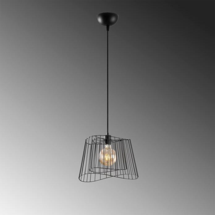 Lustra Byisoo Negru 40x40x126 cm Lustra Byisoo Negru 40x40x126 cm
