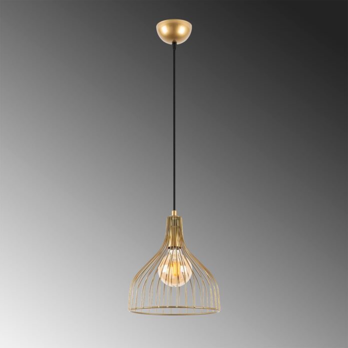 Lustra Cafu Auriu 25x25x123 cm Lustra Cafu Auriu 25x25x123 cm