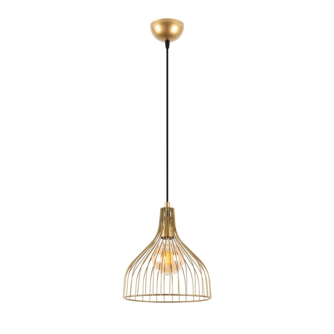 Lustra Cafu Auriu 25x25x123 cm Lustra Cafu Auriu 25x25x123 cm