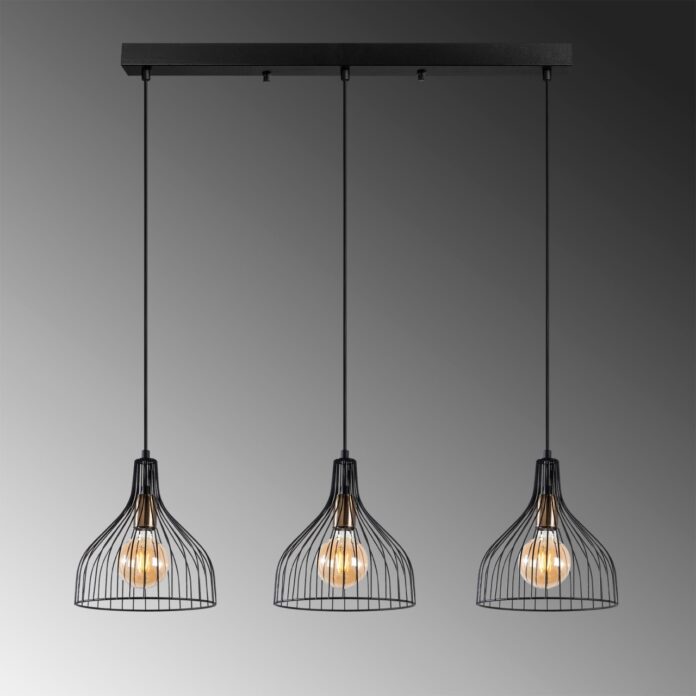 Lustra Cafu Negru 94x25x121 cm