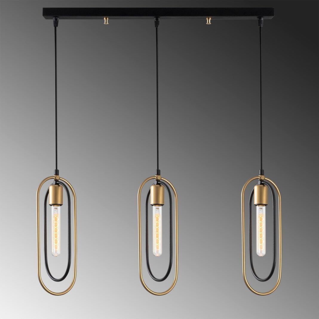 Lustra Cerco Negru 64x8x132 cm Lustra Cerco Negru 64x8x132 cm