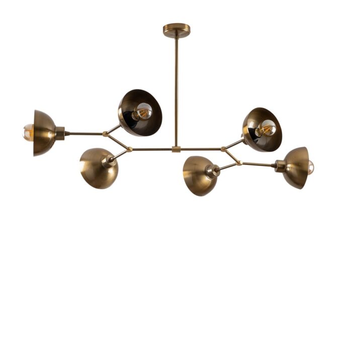 Lustra Dram Caramiziu 102x52x53 cm Lustra Dram Caramiziu 102x52x53 cm