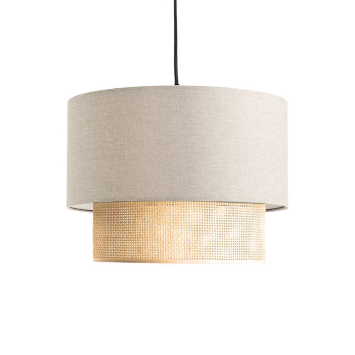 Lustra Fersa ivory-natural D30x70cm Lustra Fersa ivory-natural D30x70cm
