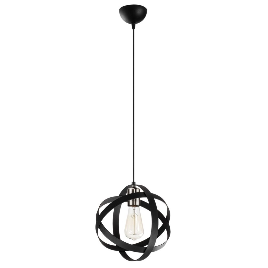 Lustra Gezegen Negru 25x25x121 cm Lustra Gezegen Negru 25x25x121 cm