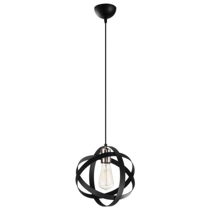 Lustra Gezegen Negru 25x25x121 cm Lustra Gezegen Negru 25x25x121 cm
