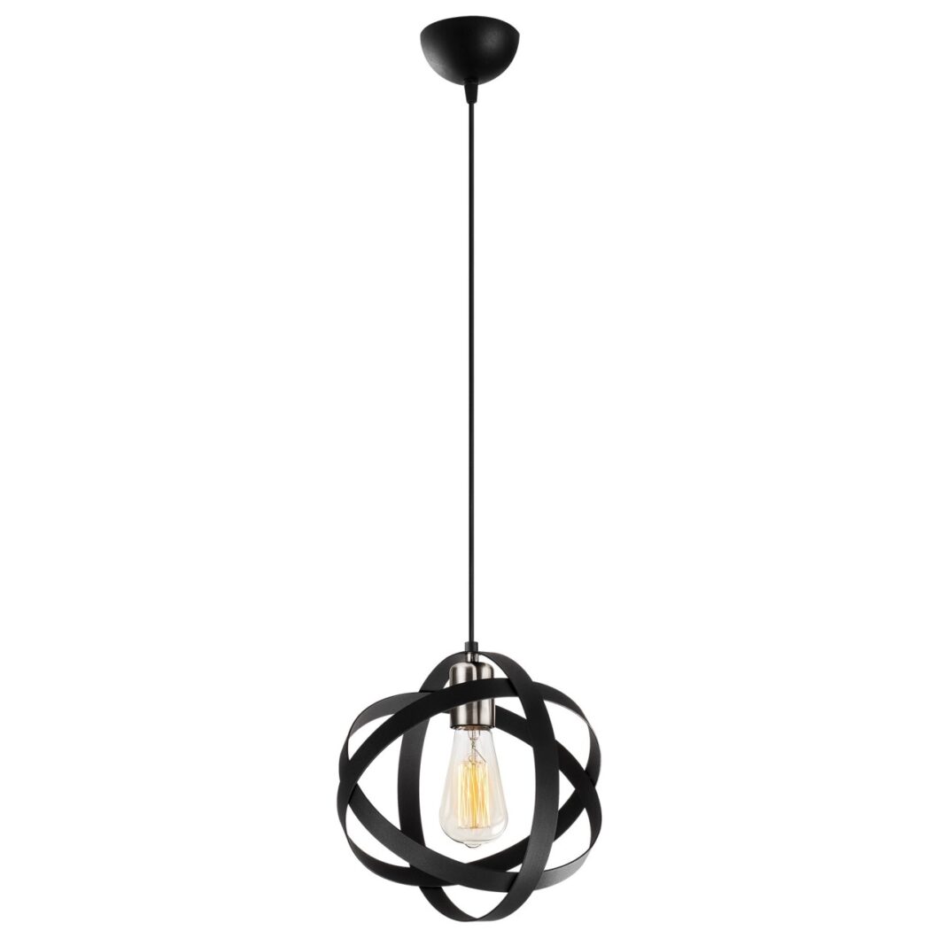 Lustra Gezegen Negru 25x25x121 cm Lustra Gezegen Negru 25x25x121 cm