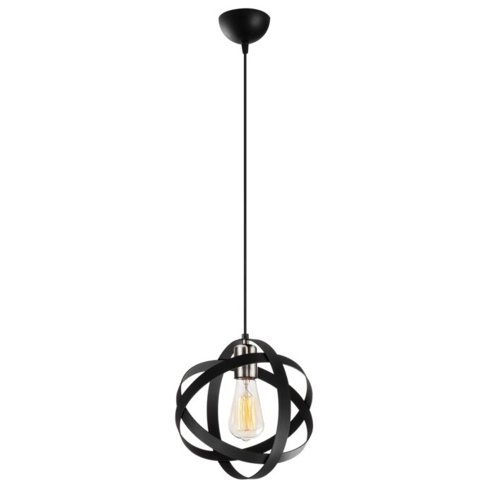 Lustra Gezegen Negru 25x25x121 cm Lustra Gezegen Negru 25x25x121 cm